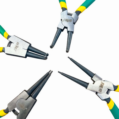 Комплект Зегер Клещи KraftWorld 150mm за Вътрешни и Външни Зегерки 6″