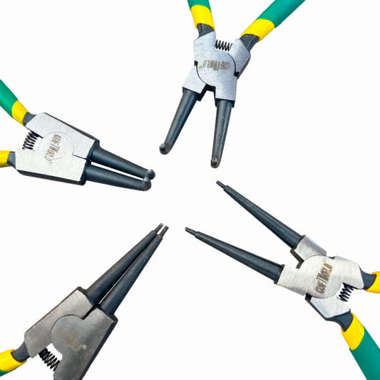 Комплект Зегер Клещи KraftWorld 150mm за Вътрешни и Външни Зегерки 6″