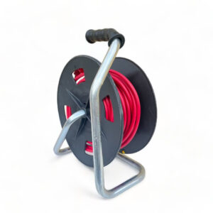 Удължител с макара Bul-Max 50m, 4 гнезда, 3×2,5 mm, транспортна дръжка