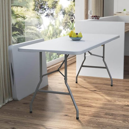 Градинска сгъваема маса 180 см кетъринг маса тип куфар