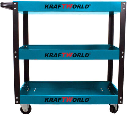 Количка за инструменти KraftWorld с 3 етажерки