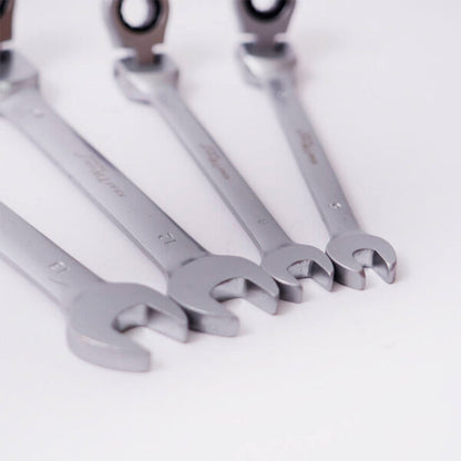 KraftWorld Комплект Тресчотни Ключове 22 Части – 6-32 мм с Чупещо Рамо