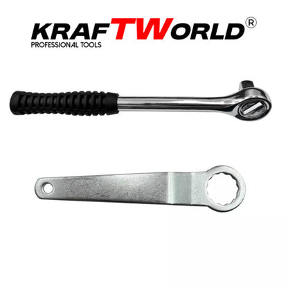 Комплект за маслени филтри KRAFTWORLD – 23 част – алуминиеви чашки