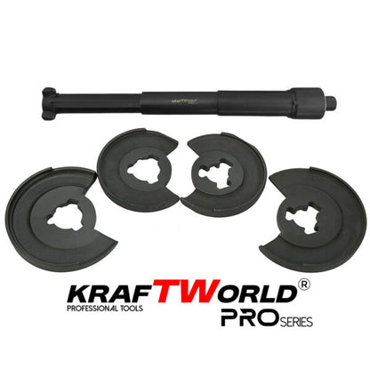 Комплект телескопични скоби за пружини Kraftworld Pro (5 части)