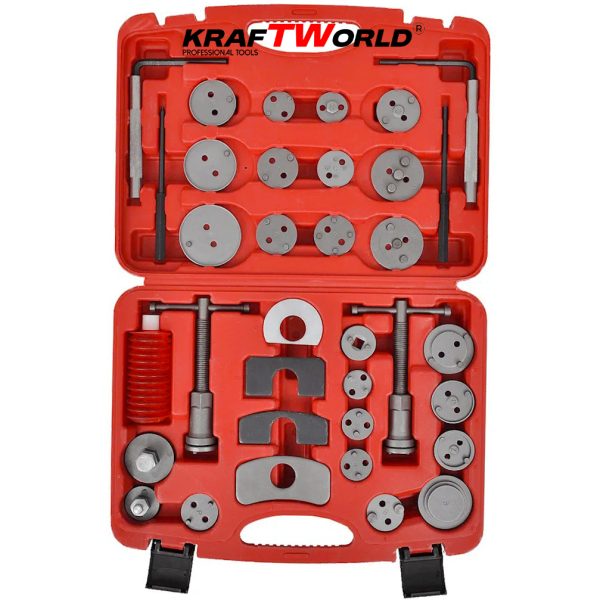 Комплект за спирачни цилиндри KraftWorld – 35 части за дискови спирачки