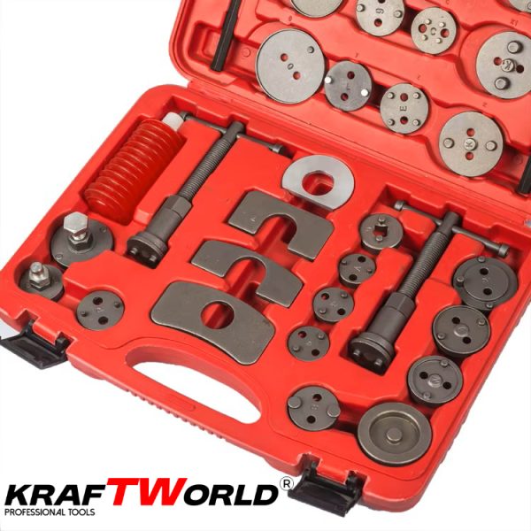 Комплект за спирачни цилиндри KraftWorld – 35 части за дискови спирачки