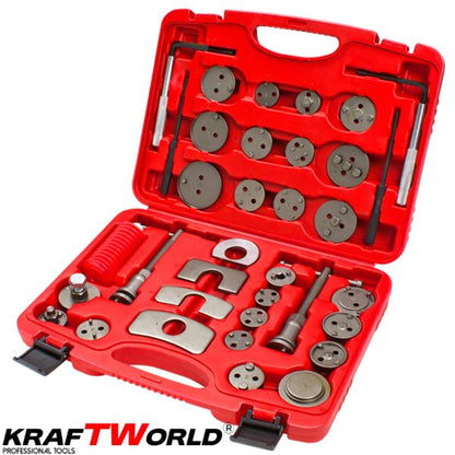 Комплект за спирачни цилиндри KraftWorld – 35 части за дискови спирачки