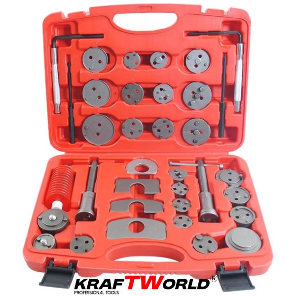 Комплект за спирачни цилиндри KraftWorld – 35 части за дискови спирачки