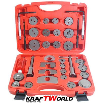 Комплект за спирачни цилиндри KraftWorld – 35 части за дискови спирачки