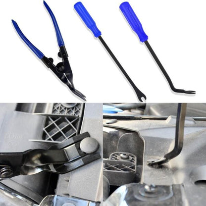 Инструменти за Демонтаж на Тапицерия – KraftWorld 200 части – с Щипки и Клещи