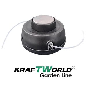 Универсална кордова глава KraftWorld Garden Line с метален бутон