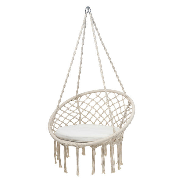 Висящо гнездо „Макраме“ – Градинска Въжена Люлка – Комфорт, Елегантност и Уют за Всеки Дом