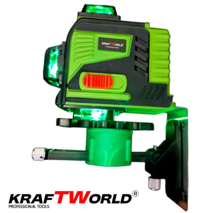 4D Лазерен Нивелир KRAFT WORLD с 16 Линии Самонивелиращ се
