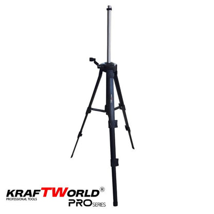 Лазерен нивелир Kraftworld PRO 4×360° с тъчскрийн дисплей, дистанционно и пълен комплект в куфар