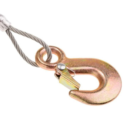 Лебедка за лодки и ремаркета KraftWorld – 2500 lbs (1100 кг), 10м стоманено въже