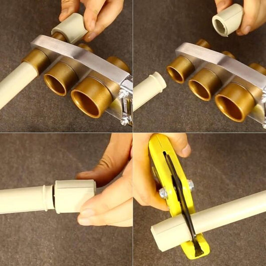 Поялник за полипропиленови тръби Ф20–63 мм KraftWorld 2500W Лепачка за ППР + ножица и ръкавици