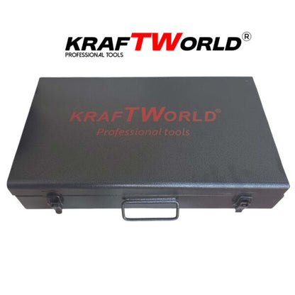 Поялник за полипропиленови тръби Ф20–63 мм KraftWorld 2500W Лепачка за ППР + ножица и ръкавици