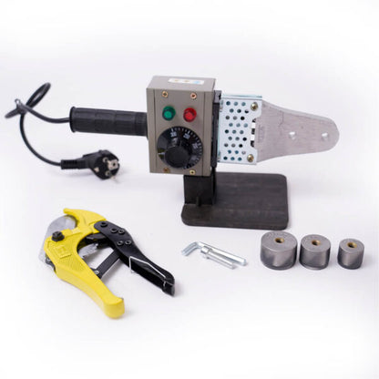 Професионална Лепачка KraftWorld 800W – за Тръби 20-32 мм с Температура до 300°C и Ножица