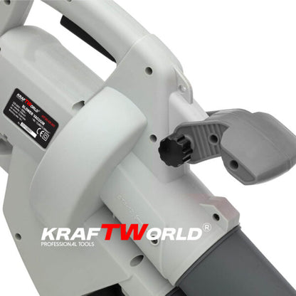 Електрически листосъбирач KraftWorld 3000W – Издухване, Засмукване, Раздробяване + Подарък втора торба