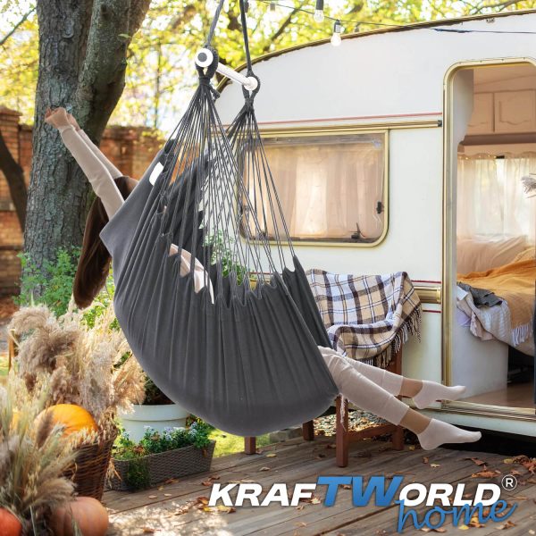 Стол Хамак X-Large с 2 Възглавници и Страничен Джоб – Висяща Люлка