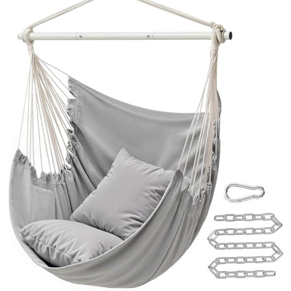 Стол Хамак X-Large с 2 Възглавници и Страничен Джоб – Висяща Люлка