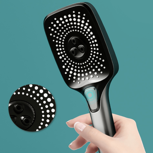 Душ система Luno с термостат и LED дисплей – тропически душ, ръчен и хигиенен душ