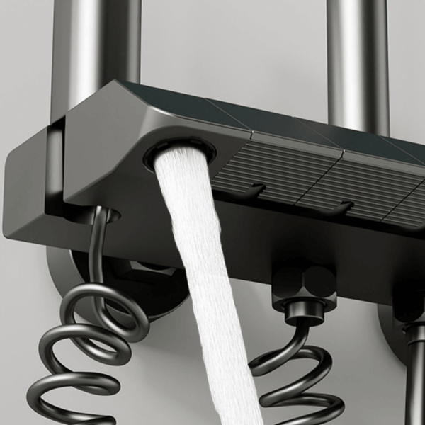 Душ система Luno с термостат и LED дисплей – тропически душ, ръчен и хигиенен душ