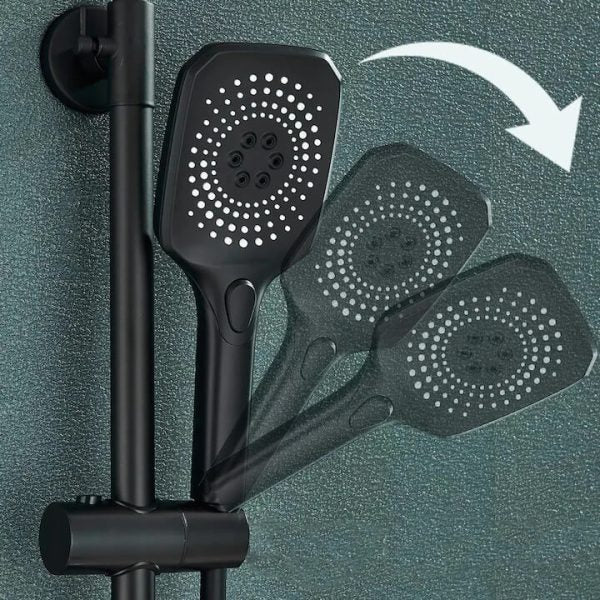 Душ система Luno с термостат и LED дисплей – тропически душ, ръчен и хигиенен душ