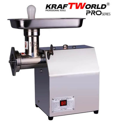 Електрическа Месомелачка KraftWorld TK/MK-12 | 1200W, 180 кг/ч, Неръждаема Стомана