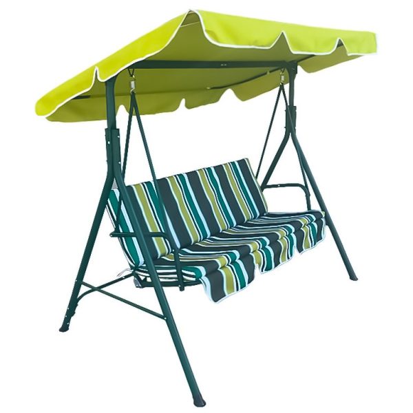 Триместна люлка Тоскана Лайм- регулируем сенник, с включена възглавница