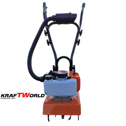 Бензинов Мулти Култиватор KraftWorld – Двутактова Мини Мотофреза