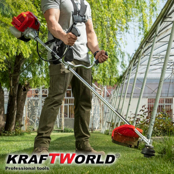 Четиритактов Бензинов Тример на KraftWorld + 9 ПОДАРЪКА