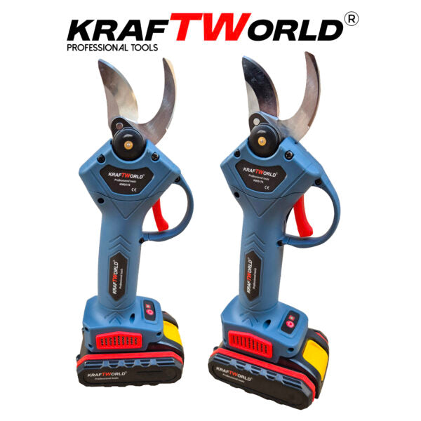 Акумулаторна Градинска и Лозарска Ножица KraftWorld с 2 Батерии