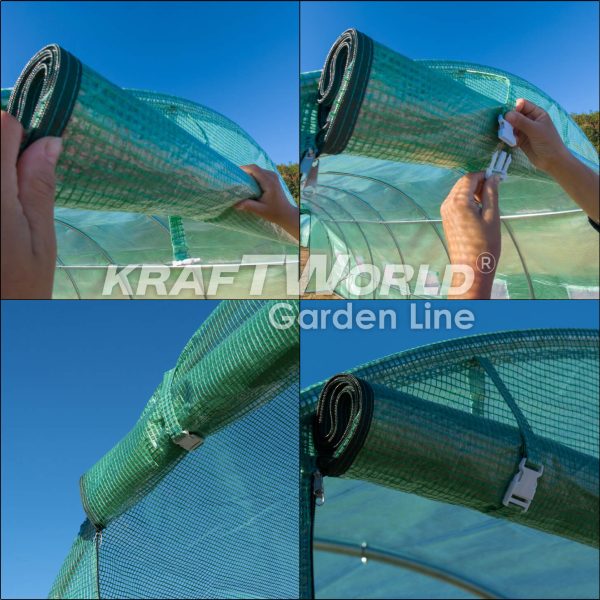Резервно покривало за оранжерия 4×3×2 м – армирано UV4, KraftWorld Garden Line