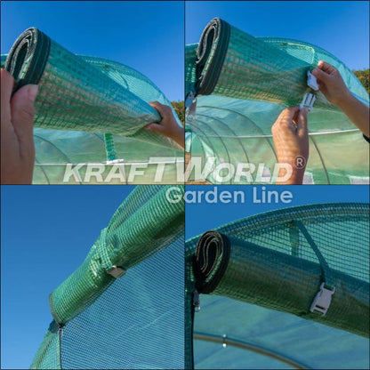 Резервно покривало за оранжерия 4×3×2 м – армирано UV4, KraftWorld Garden Line