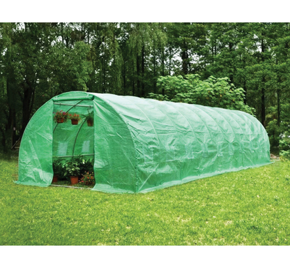 Тунелна Оранжерия с 2 врати и 20 прозореца 1000x300x200 cм