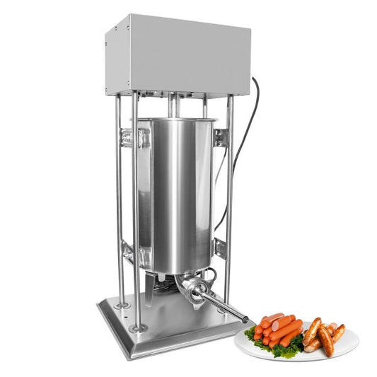 Електрическа Пълначка за Месо 15L – Професионален Модел с Педал и 4 Фунии