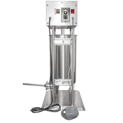 Електрическа Пълначка за Месо 15L – Професионален Модел с Педал и 4 Фунии