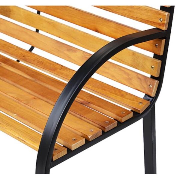 Градинска пейка Siena – дърво и метал, пейка за градина