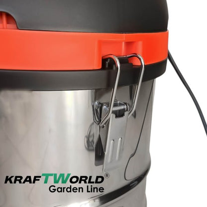 Строителна Прахосмукачка Kraftworld 3в1 – Сухо, Мокро и Издухване | 1400W | 30L | IPX4
