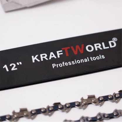 Приставка верижна кастрачка KraftWorld с 2бр верига – резачка за ъглошлайф