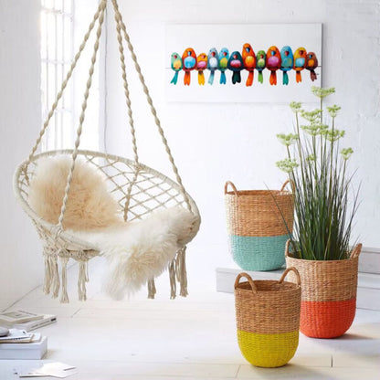 Висящо гнездо „Макраме“ – Градинска Въжена Люлка – Комфорт, Елегантност и Уют за Всеки Дом