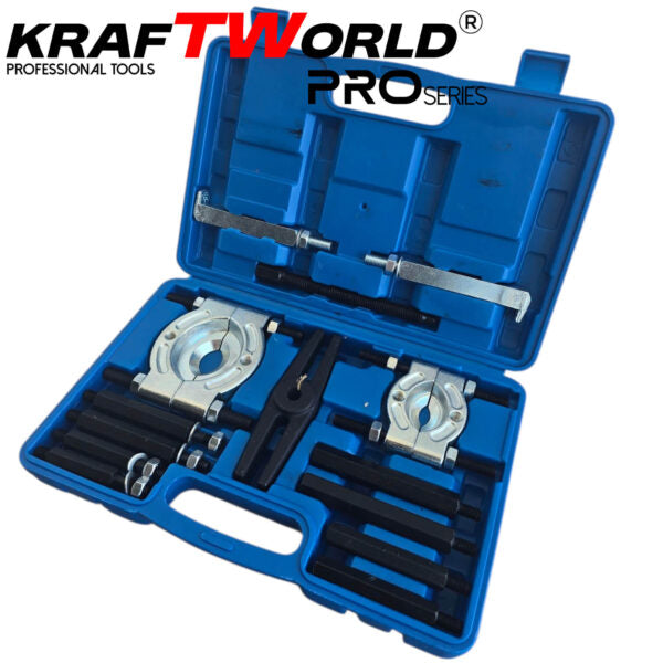 Комплект за демонтаж на лагери 30–70 мм KraftWorld Pro (14 части)