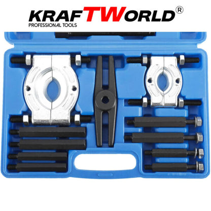 Комплект за демонтаж на лагери 30–70 мм KraftWorld Pro (14 части)