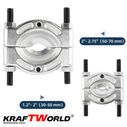 Комплект за демонтаж на лагери 30–70 мм KraftWorld Pro (14 части)