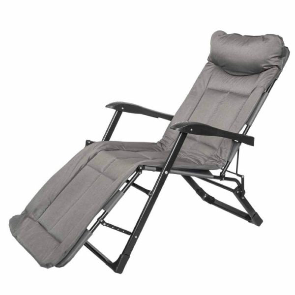 Сгъваем къмпинг стол тип шезлонг – 2в1 стол и легло, до 200 кг