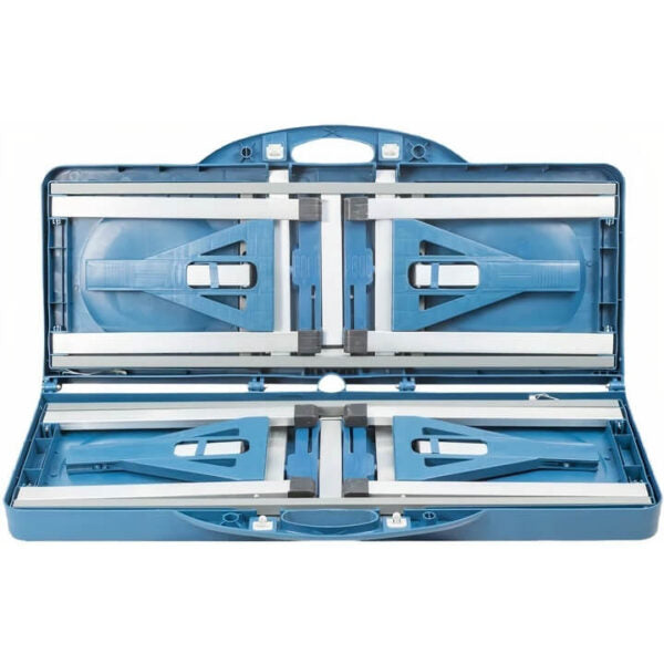 Сгъваема Къмпинг Маса с 4 Седалки и Отвор за Чадър – 100x70x75 см