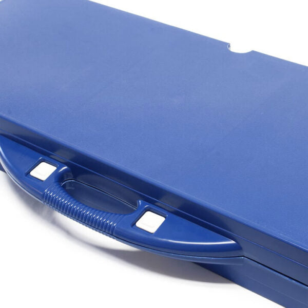 Сгъваема Къмпинг Маса с 4 Седалки и Отвор за Чадър – 100x70x75 см