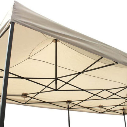 Луксозна шатра KraftWorld 3×4.5 м – премиум бежово платнище, сгъваема конструкция