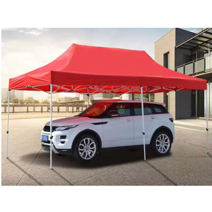 Червена Сгъваема градинска шатра 3×6м – голямо покритие, стабилна конструкция и водоустойчив плат